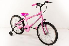 Bicicleta Infantil Menina Aro 20 com rodinha