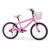 Bicicleta Infantil Menina Aro 20 Freio V-Brake Porta Objetos Butterfly Bicikids Rosa Bicicleta Infantil Menina Aro 20 Freio V-Brake Porta Objetos Butterfly Bicikids Rosa