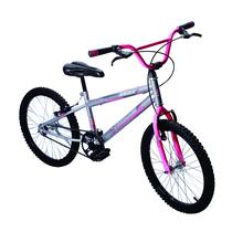 Bicicleta Infantil Menina Aro 20 Racer Pro Freedom Feminina - Guidão BMX