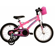 Bicicleta Infantil Menina C/ Cestinha Baby Girl Aro 16 Athor