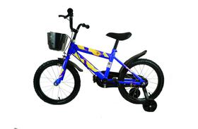 Bicicleta Infantil Menino Aro 16 Azul Com Rodinhas Até 60Kg - Elite