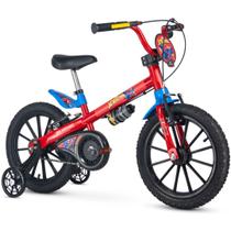 Bicicleta Infantil Menino Aro 16 Homem Aranha Marvel - Nathor