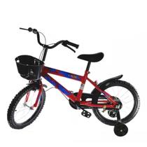 Bicicleta Infantil Menino Menina Aro16 Vermelha Rodinha 60Kg - Elite