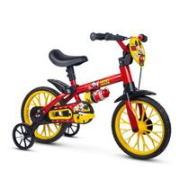 Bicicleta Infantil Mickey Aro 12 - Nathor