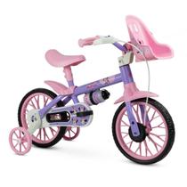 Bicicleta Infantil Minnie ARO 12 Disney Nathor Feminina