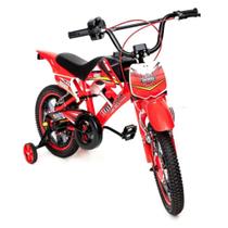 Bicicleta Infantil MotoCross Unitoys R16 Freios VBrake Imita Barulho de Moto Bike Unissex Aro 16 Bicicleta Infantil MotoCross Unitoys R16 Freios VBrake Imita Barulho de Moto Bike Unissex Aro 16