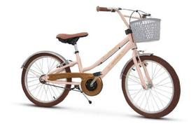 Bicicleta Infantil Nathor Antonella Teen Rosa Aro 20