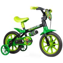 Bicicleta Infantil Nathor Aro 12 Black12 Suporte Garrafa