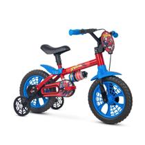 Bicicleta Infantil Nathor Aro 12 Spider Man com rodinha