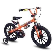 Bicicleta Infantil Nathor - Aro 16 Com Rodinhas Menino Extreme