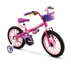 Bicicleta Infantil Nathor Aro 16 Menina Top Girls 5 A 8 Anos
