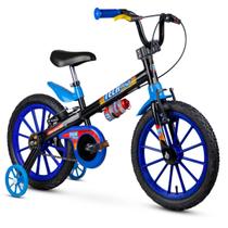 Bicicleta Infantil P/ Menino Aro 16 Tech Boys Nathor Garrafa