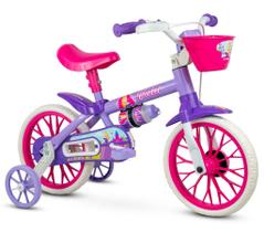 Bicicleta infantil para menina de 2 anos aro 12 Nathor violeta