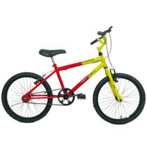 Bicicleta Infantil Passeio Aro 20 Masculina Amarelo/Laranja
