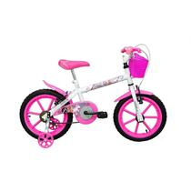 Bicicleta Infantil Pink A16 com Cesta TK3 Track