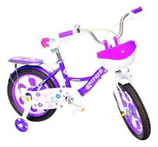 Bicicleta Infantil Princesas Princess Aro 16 5 a 8 Anos Unitoys