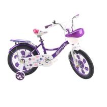 Bicicleta Infantil Princess Aro 16 Roxa Unitoys