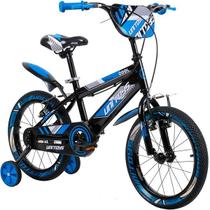 Bicicleta Infantil PRO Aventura ARO 16 Unitoys Azul