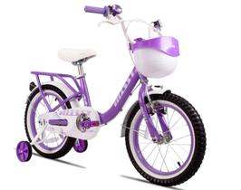 Bicicleta infantil pro x missy vintage aro 16 com rodinhas