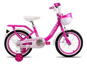 Bicicleta infantil pro x missy vintage aro 16 com rodinhas