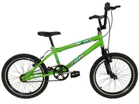 Bicicleta Infantil Rebaixada Aro 20 Aero Cross Freestyle Verde - Xnova