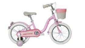 Bicicleta Infantil Retrô Aro 16 Rosa com Cestinha