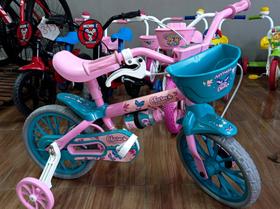 Bicicleta Infantil rosa/violeta Aro 12 Menina - nathor