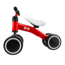 Bicicleta Infantil Sem Pedal De Equilíbrio Andador Bebê 4 Rodas Gug