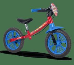 Bicicleta Infantil Sem Pedal Equilíbrio Balance Spider Man Nathor