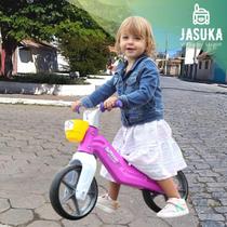 Bicicleta Infantil sem Pedal Rosa - Equilibrio e coordenação