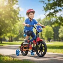 Bicicleta Infantil Sonic Aro 12 com Rodinhas de Apoio