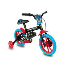 Bicicleta Infantil Sonic Aro 12 Preto E Azul Verden Bicicleta Infantil Sonic Aro 12 Preto E Azul Verden