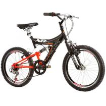 Bicicleta Infantil Track Bikes Aro 20 XR 20 FULL 6 Marchas Com Suspensão
