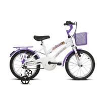 Bicicleta Infantil Verden Breeze aro 16 Branco e Lilás