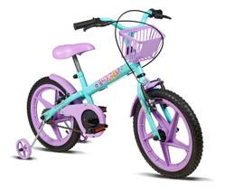 Bicicleta Infantil Verden Fofys Aro 16 Com Cesta E Rodinhas Bicicleta Infantil Verden Fofys Aro 16 Com Cesta E Rodinhas