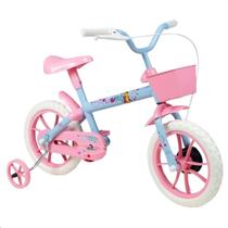 Bicicleta Infantil Verden Paty - Aro 12 Com Cestinha Azul e Rosa - Verden Bike