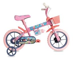 Bicicleta Infantil Verden Peppa Rosa Aro 12 Com Cestinha Tamanho Do Quadro Único