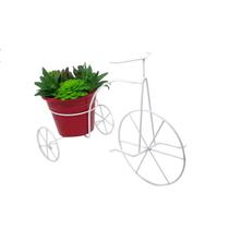 Bicicleta Jardim Suporte Para Vaso De Flor Planta Decoração - MK