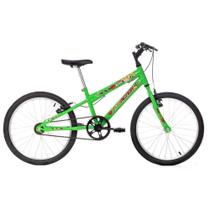 Bicicleta Joy Mountain Bike Aro 20 Quadro Aço 1v V-Brake Verde Kawasaki Free Action Bicicleta Joy Mountain Bike Aro 20 Quadro Aço 1v V-Brake Verde Kawasaki Free Action