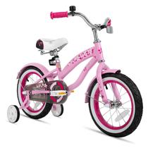 Bicicleta JOYSTAR 14" para meninas com rodas de treinamento rosa Bicicleta JOYSTAR 14" para meninas com rodas de treinamento rosa