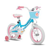 Bicicleta JOYSTAR Angel 14 para Niñas 3-5 Años con Rueditas de Entrenamiento Azul