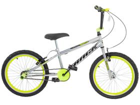 Bicicleta Juvenil Aro 20 TK3 Track Impact Freestyle, Cromado e Amarelo