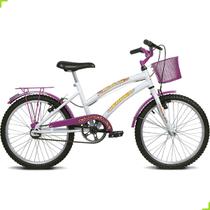 Bicicleta Juvenil Breeze Rosa Aro 20 Infantil Feminina Bike