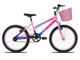 Bicicleta KOG Infantil Aro 20 Feminina V-Brake Cestinha