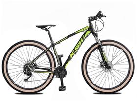 Bicicleta KSW 24V Aro 29 Freio Hidraulico Pneu Faixa Beje