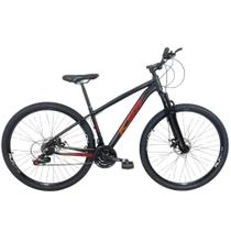 Bicicleta Ksw Aro 29 21v Freio Disco Alumínio Preto / Vermelho Bicicleta Ksw Aro 29 21v Freio Disco Alumínio Preto / Vermelho