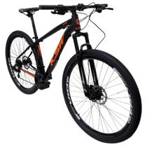 Bicicleta KSW Aro 29 Câmbios Shimano 24 Marchas Freio Disco Hidráulico com Suspensão + Led