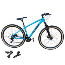 Bicicleta Ksw Xlt Aro 29 24Velocidades Cambios Traseiro e Dianteiro Shimano Pneu Faixa Amarelo