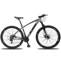 Bicicleta KSW XLT100 Aro 29 Alumínio 24v Freio Disco e Suspensão MTB