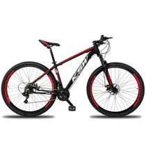 Bicicleta KSW XLT100 Aro 29 Alumínio 24v Freio Disco e Suspensão MTB
